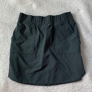 Lightweight Athletic Skort, Green/Gray, Small